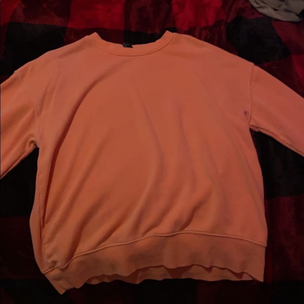 coral small forever 21 long sleeve shirt